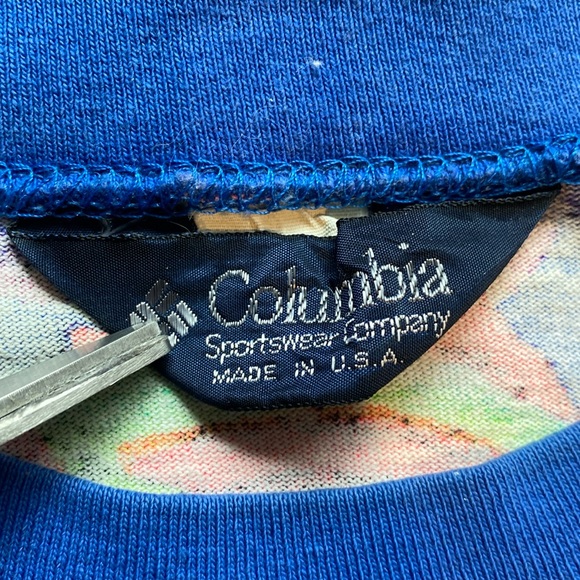 Vintage Columbia Neon Fish AOP T-Shirt: One Size - Picture 7 of 9